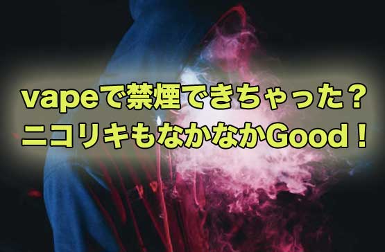 vapeで禁煙が出来る？ニコリキってやつがおすすめ！