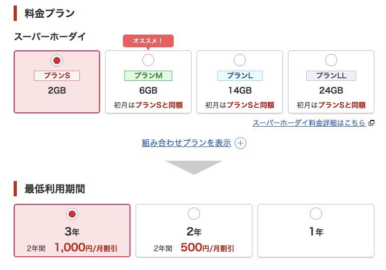 楽天モバイルの申し込み方法05