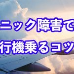 パニック障害で飛行機に乗るコツは？実際に乗ってみた人のブログ！